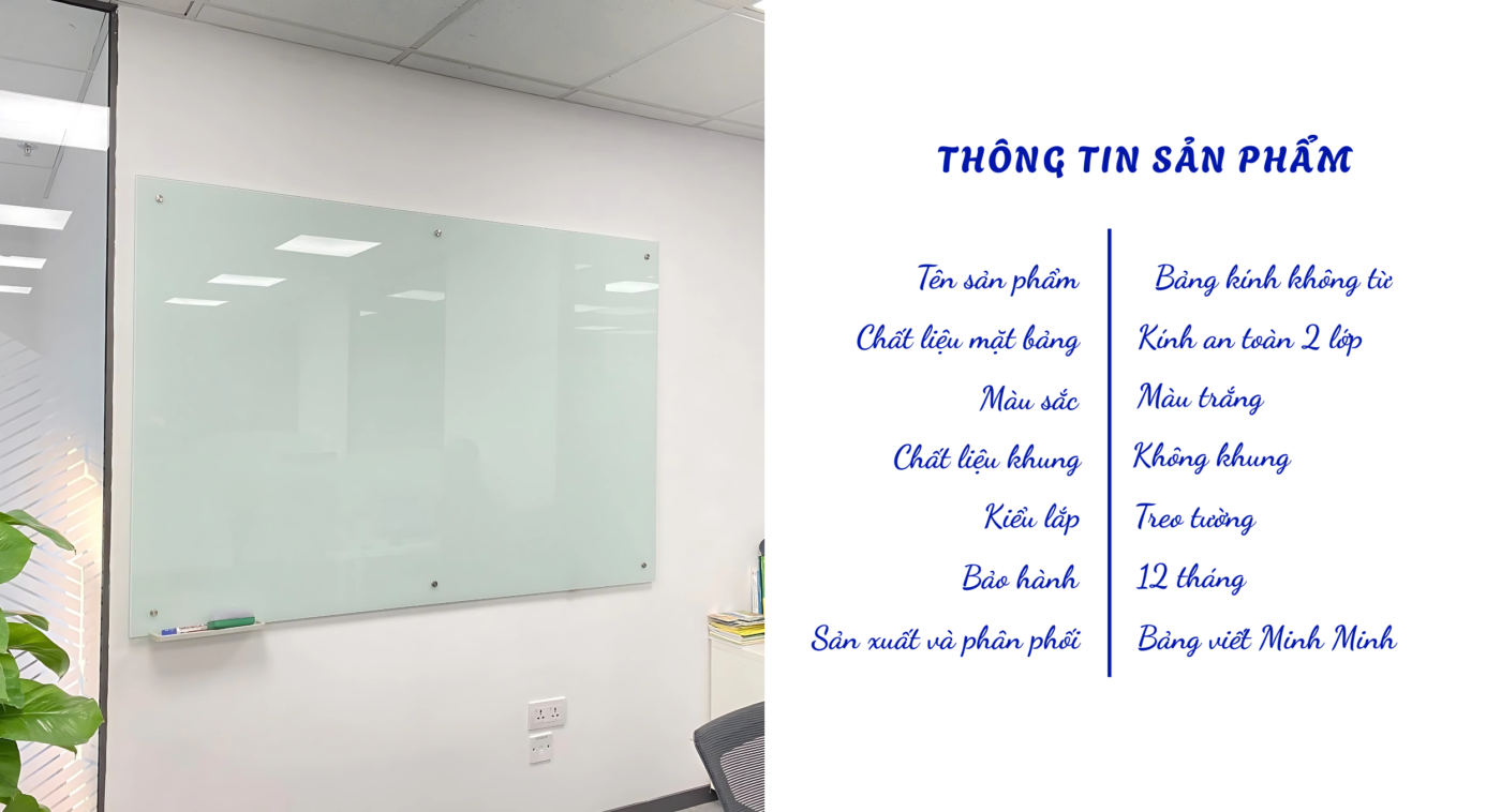 bảng kính không từ thông tin